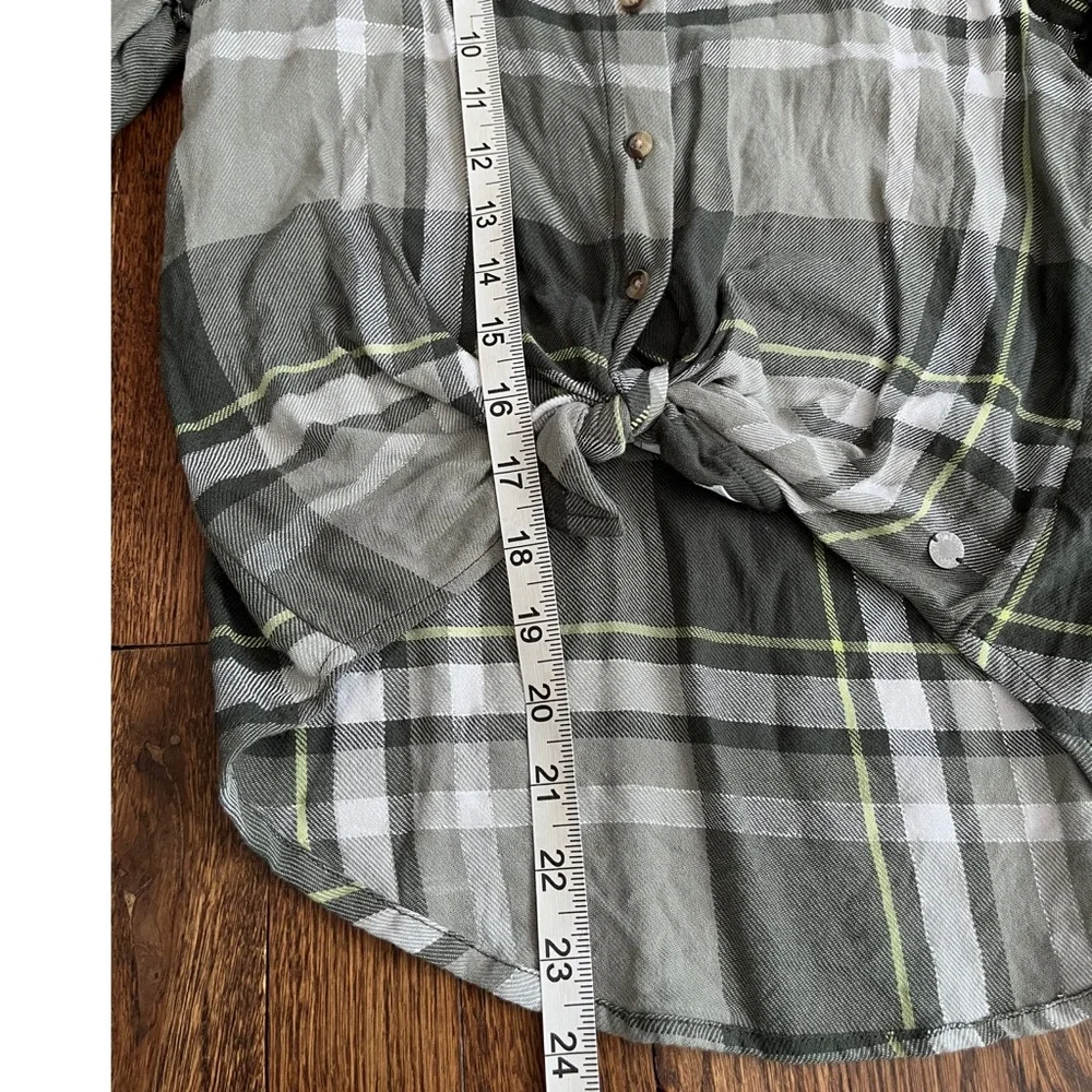 Justice Perfect Plaid Girls Shirt Sz 10 - Picture 5 of 6